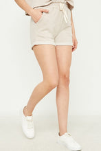 Load image into Gallery viewer, Heathered Roll-Cuff Knit Shorts
