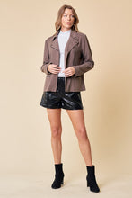 Load image into Gallery viewer, Zippered Moto Jacket

