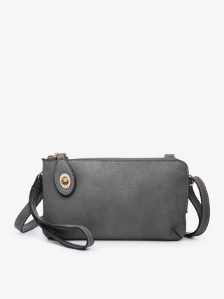 Kendall Crossbody Wristlet with  Twist Lock Closure