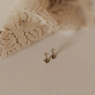 Diamond Flat Back Studs