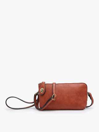 Kendall Crossbody Wristlet with  Twist Lock Closure