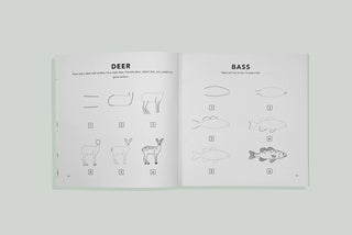 Mushrooms & Woodland Creatures: Kids How to Draw Book