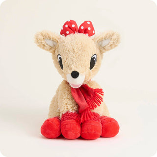 Clarice with Scarf Warmies® Microwavable Plush | Weighted & Lavender Scented