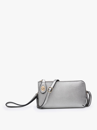 Kendall Crossbody Wristlet with  Twist Lock Closure