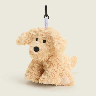Golden Dog Bag Charm