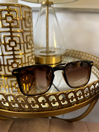 Keyhole Bridge Square Sunglasses