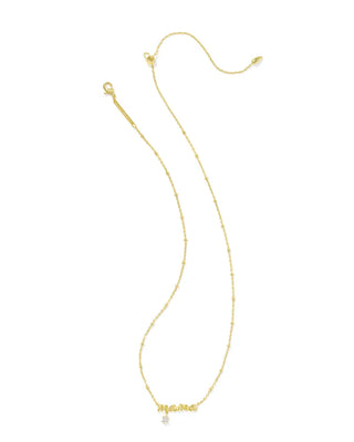 Mama Gold Crystal Short Pendant Necklace by Kendra Scott