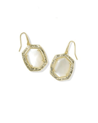 Tiger Striped Daphne Drop Earrings