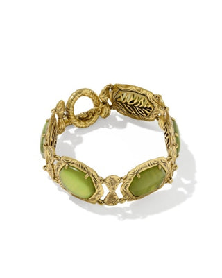 Tiger Striped Daphne Statement Bracelet