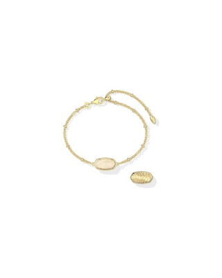 Tiger Striped Elaina Delicate Chain Bracelet