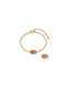 Vintage Gold Orange Banded Agate