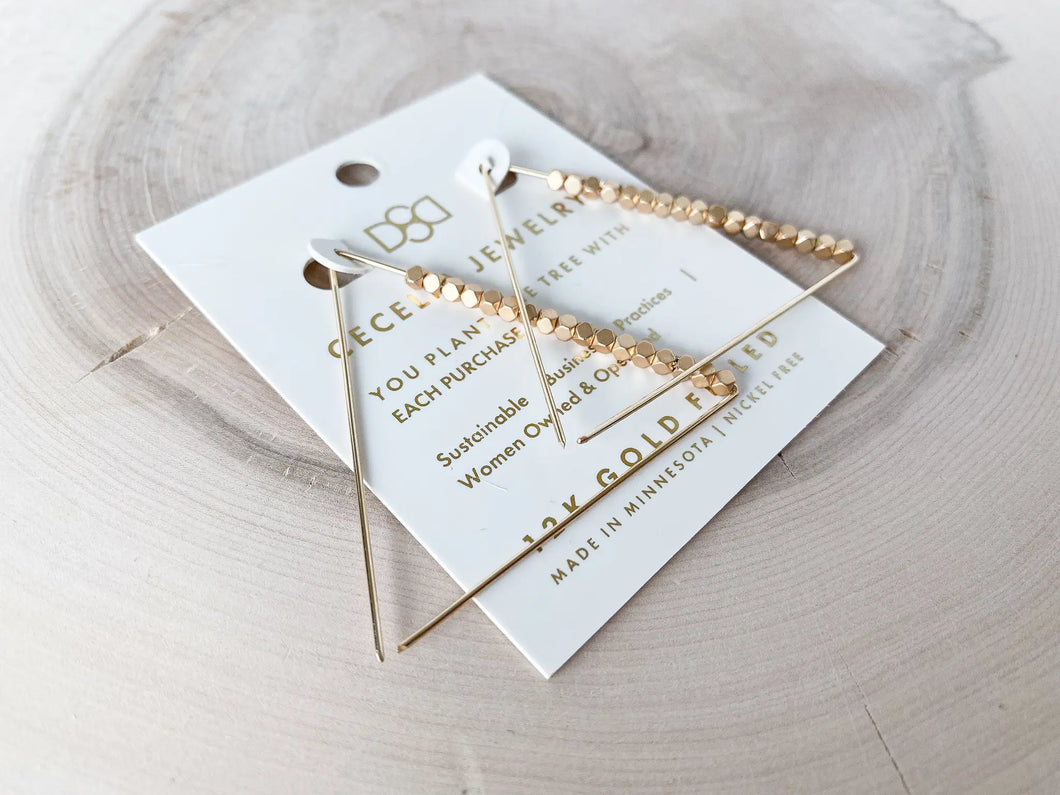 Geometric Large Triangle Hoops
