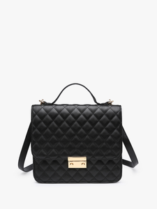 Quilted Convertible Backpack