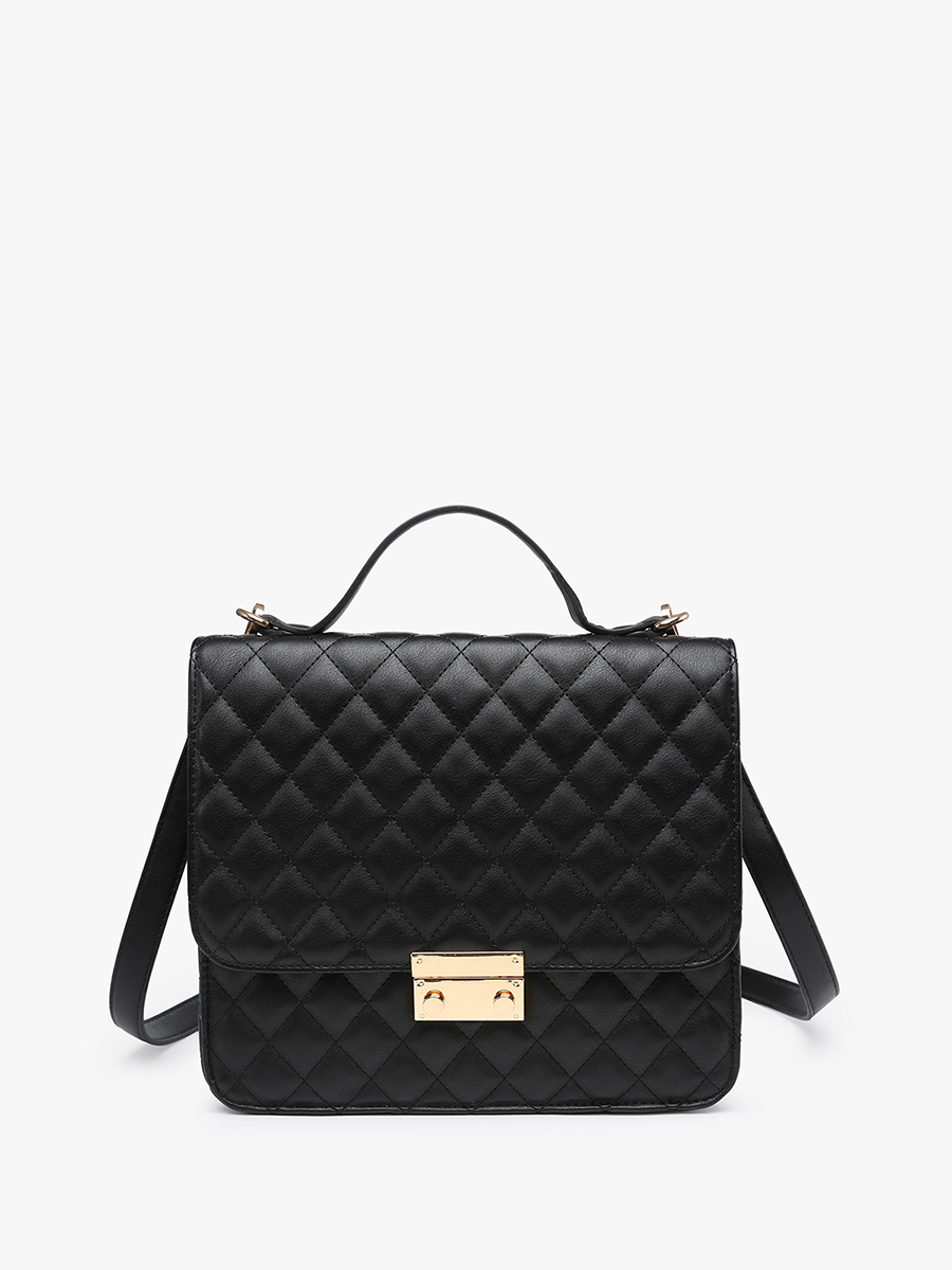 Quilted Convertible Backpack