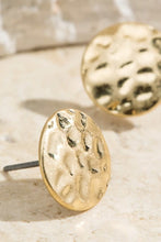 Load image into Gallery viewer, 3 Pair Pack Hammered Metal Earrings
