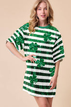 Load image into Gallery viewer, Clover Sequin Tunic Top
