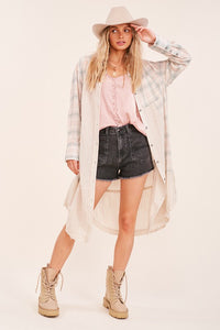A little Bit of Everything Woven Midi Top