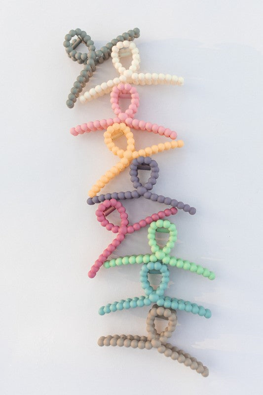Bead Hair Claw Clip
