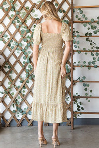 Convertible Smocked Midi