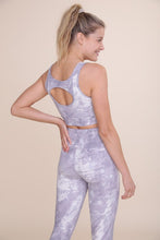 Load image into Gallery viewer, Concrete Open Back Sports Bra
