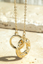 Load image into Gallery viewer, Drusy Ring Charm Necklace
