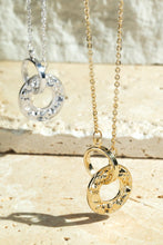 Load image into Gallery viewer, Drusy Ring Charm Necklace
