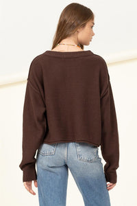 Exposed Seam Sweater