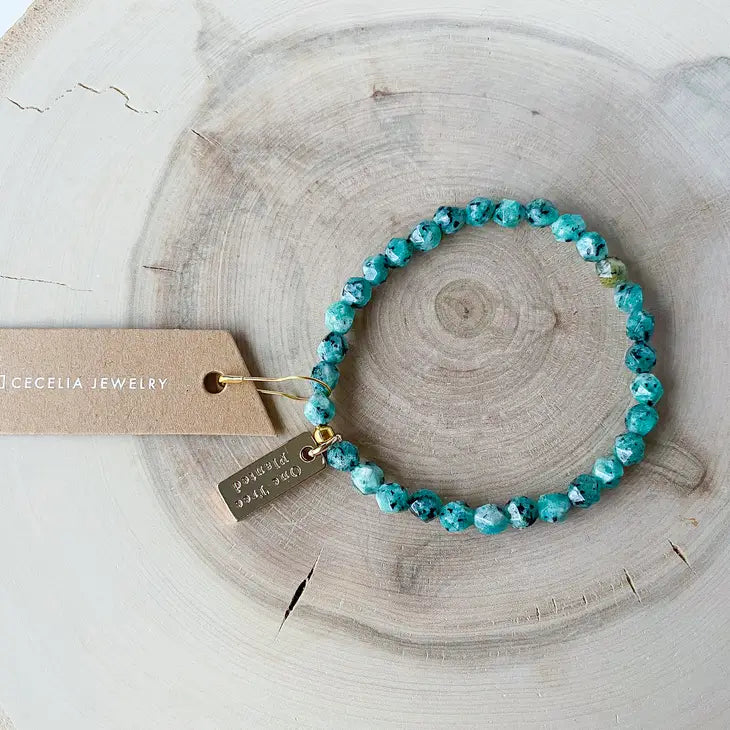 Faceted Gemstone Bracelets
