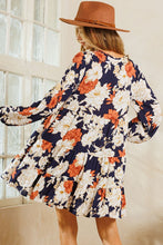 Load image into Gallery viewer, Floral Tiered Mini Dress
