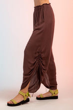 Load image into Gallery viewer, High-Waisted Palazzo Pants with Ruched Detail
