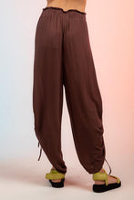 Load image into Gallery viewer, High-Waisted Palazzo Pants with Ruched Detail
