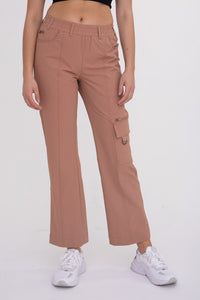 Mid-Rise Cargo Pants