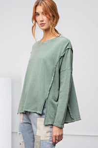 Mineral Washed Pullover