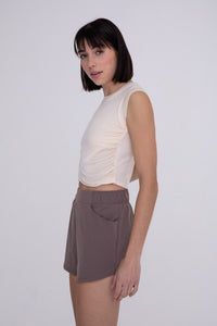Overlay Tencel Cropped Tank