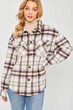 Load image into Gallery viewer, Plaid Bust Pocket Shacket
