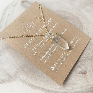 Quartz Gemstone Necklace
