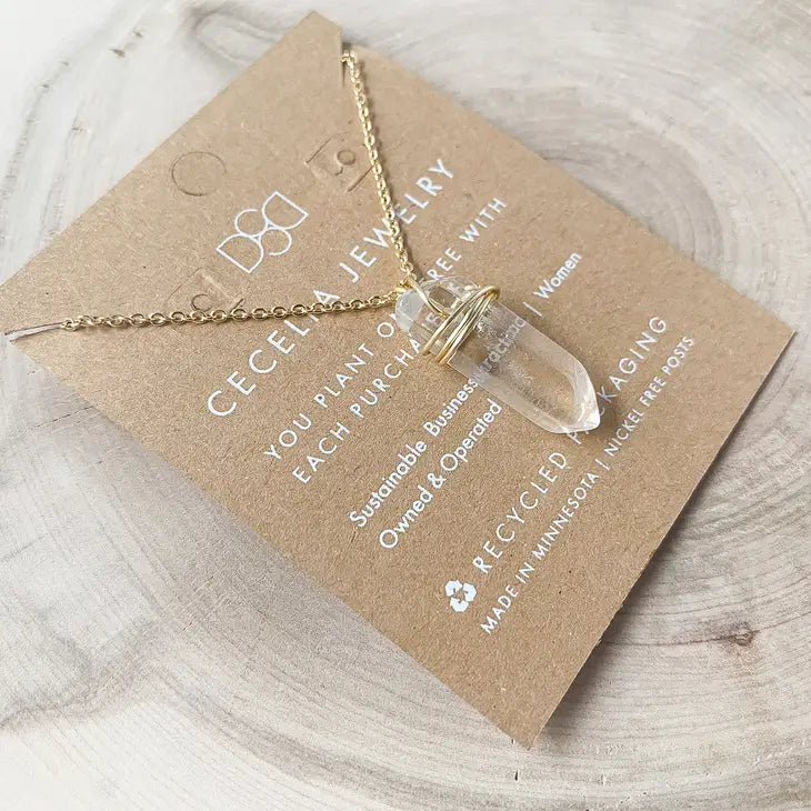 Quartz Gemstone Necklace