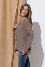 Load image into Gallery viewer, Lace-Up Sweater
