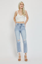 Load image into Gallery viewer, Risen High Rise Crop Flare Jeans
