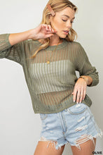 Load image into Gallery viewer, Thread Net Texture Sweater

