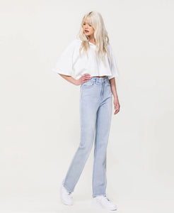 Sea Of Love - 90's Vintage Stretch Straight Jeans