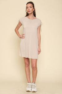 Shoulder Detail Modal Dress