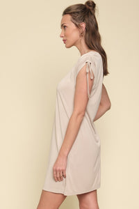 Shoulder Detail Modal Dress