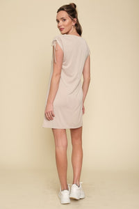 Shoulder Detail Modal Dress
