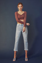Load image into Gallery viewer, Sierra High Rise Straight Jeans by KanCan
