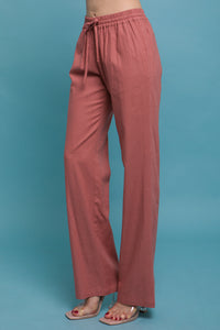 Solid Linen Pants
