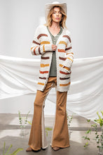 Load image into Gallery viewer, Striped Popcorn Cardigan
