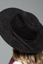 Load image into Gallery viewer, Suede Panama Hat with Tassel
