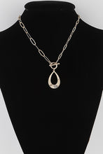 Load image into Gallery viewer, Teardrop Toggle Necklace

