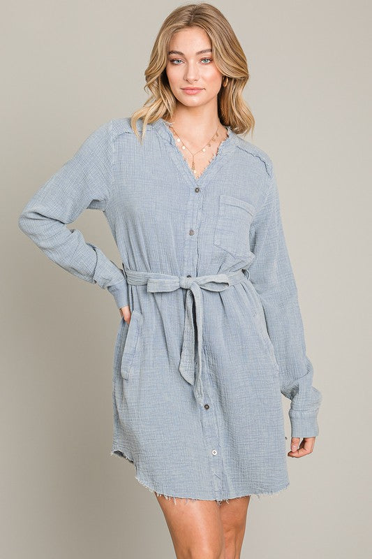 Washed Gauze Dress